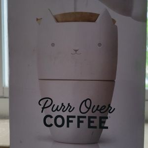 Purr Over Coffee Maker w/ mug